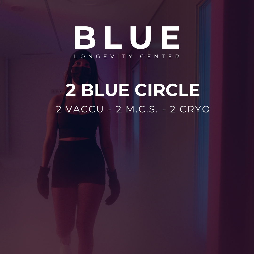 2x BLUE Circle
